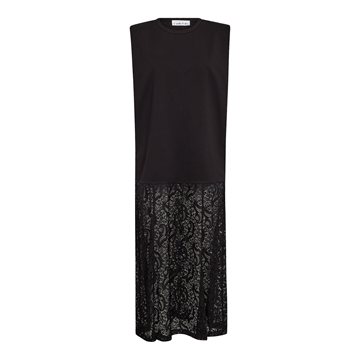 Haute L\' Amitié - Summer Lace Tee Dress - Black